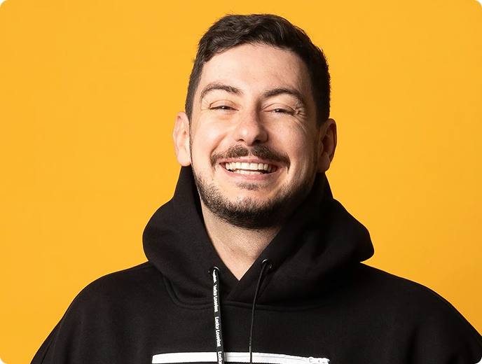 Picture with the boss Can laughing